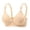 Beige, variant on Women's Bra, Smoothing Seamless Bra Plunge V Neck Wirefree Bra Deep V Smoothing Bra Post Surgery Seamless Soft Lightweight Bra Full Coverage Supportive Bra, Black 85B
