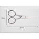 thumbnail image 3 of Beard Scissors - Stainless Steel Scissors For Beard And Mustache - Extremely Sharp - Hairdressing Scissors - Gifts For Men - Nose Hair Scissors - Eyeb, 3 of 4