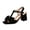 Black, variant on Women's Bow Block Heel Sandals, Open Toe Ankle Strap Dress Heels, Dress Sandals for Wedding Guest, Bridal, Party, Prom, Date Night and Summer Outfits, Black, 38