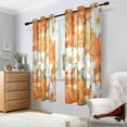 thumbnail image 2 of Yayeee Window Curtains Light Filtering 63"x42" Grommet Panel Pair Home Living Room Decor, Sunny Floral, 2 of 7