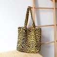 thumbnail image 6 of gcong Corduroy Tote Bag for Women Large Zippered Shoulder Purse with Multiple Pockets for College Work Travel and Shopping, 6 of 8
