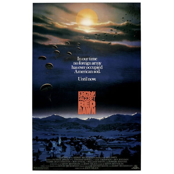 Red Dawn Movie Poster Reprint 27Inx40In for any room 27x40 Multi-Color Square Adults Poster Time