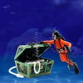 thumbnail image 3 of CCOCC Aquarium Decor,Pneumatic Design Fish Tank Decor,Floating Effect Realistic Movement Fish Tank Accessories,Black, 3 of 3