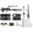 thumbnail image 2 of Hinge 360°Rotation,Hidden Door Hardware for Secret Door,Hidden Door Bookcase Hinge 2SET, 2 of 7
