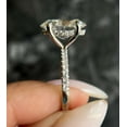 thumbnail image 4 of vylahjewellery 18K Rose Gold Moissanite Diamond Ring 1.50 Ct Hidden Halo Oval Cut Engagement Ring Gift for Special One, 4 of 5