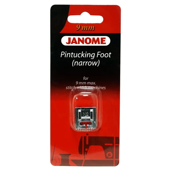 Janome Narrow Pintuck Foot For 9mm Machines