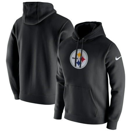 - Pittsburgh Steelers Nike Club Fleece Pullover Hoodie - Black