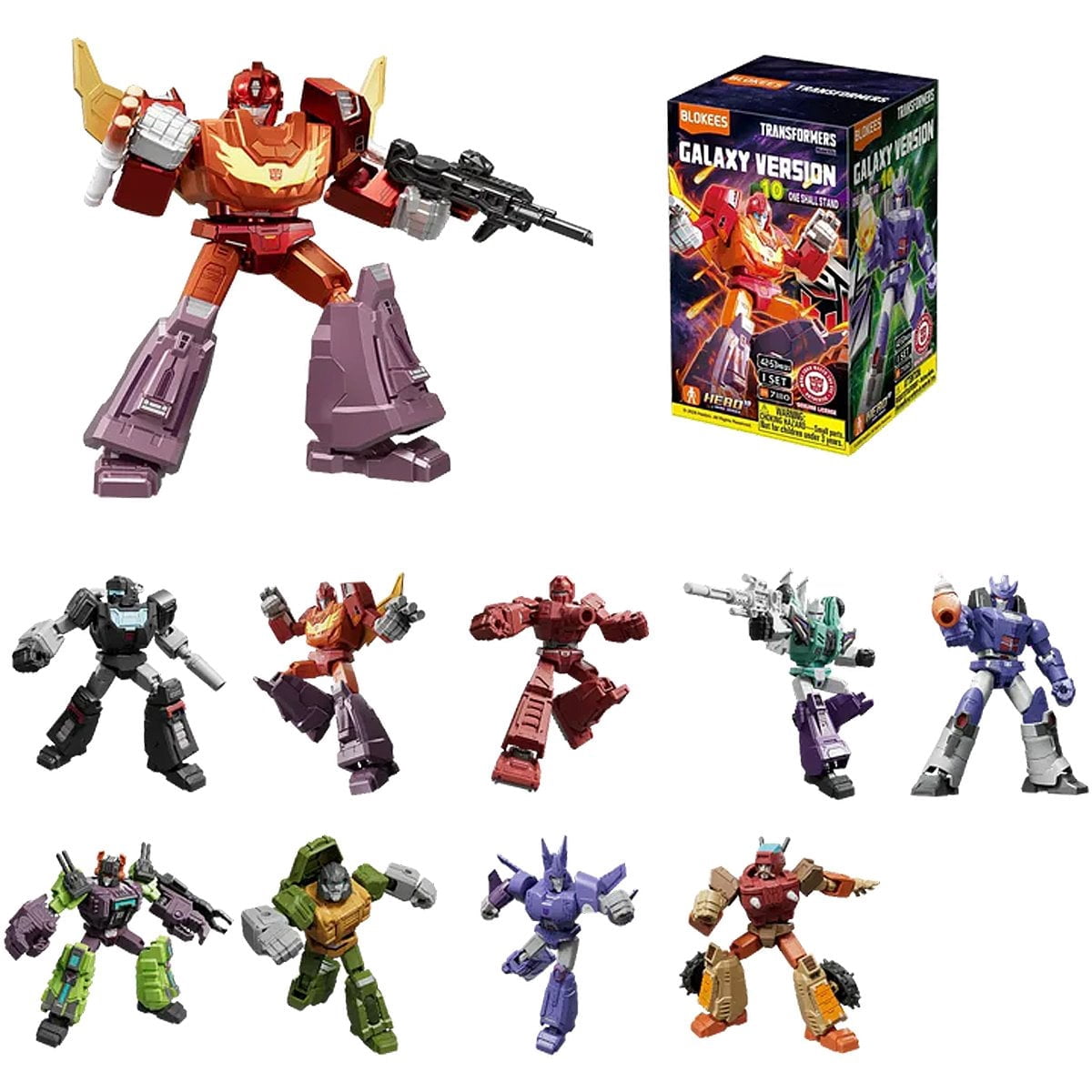 未開封 ブロッキーズ blokees モササウルス 1/144 シークレット Blokees Transformers Galaxy Version 10: One Shall Stand - Sealed