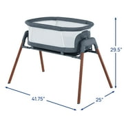 Chicco LullaGlide 3-in-1 Bassinet - Luna (Grey)