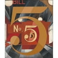 thumbnail image 2 of Charles Demuth 12x14 Gold Ornate Wood Frame and Double Matted Museum Art Print Titled - I Saw the Figure 5 in Gold (1928), 2 of 4
