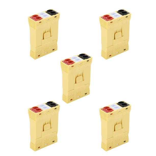 Conector rápido de cable de salida, 5 piezas Conector rápido de cable Componentes electrónicos Conector rápido de cable Funcionalidad versátil