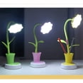 thumbnail image 4 of Lámpara de lectura flexible y recargable por USB. Lámpara de mesa LED regulable para niños, lámpara de noche con sensor táctil (verde)., 4 of 4