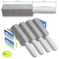 thumbnail image 2 of Paquete de 4 con mango extendido, elimina sin esfuerzo las manchas de agua dura del inodoro, la piscina, el baño y el fregadero de la cocina Limpiador ergonómico de piedra pómez, 2 of 7