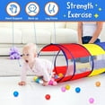 thumbnail image 2 of Túnel de juego JAMW para niños pequeños tienda de campaña desplegable con 2 lados de malla, 2 of 5