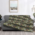 thumbnail image 2 of Fotbe Largemouth Bass Fish Manta de Franela con Estampado, Manta Ultrasuave para Cama, Sofá, Auto, Hipoalergénica y Antibolitas-60"x50", 2 of 6
