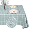 thumbnail image 2 of Tutuviw - Mantel a cuadros azules (1 unidad), ideal para el hogar, interior y exterior, picnic, fiesta de Navidad, 2 of 7