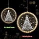 thumbnail image 2 of Luces navideñas para ventana, luces 3D colgantes novedosas para interiores, luces decorativas con pilas, cadena de luces decorativas con ventosa para dormitorio, patio, blanco cálido, 2 of 4
