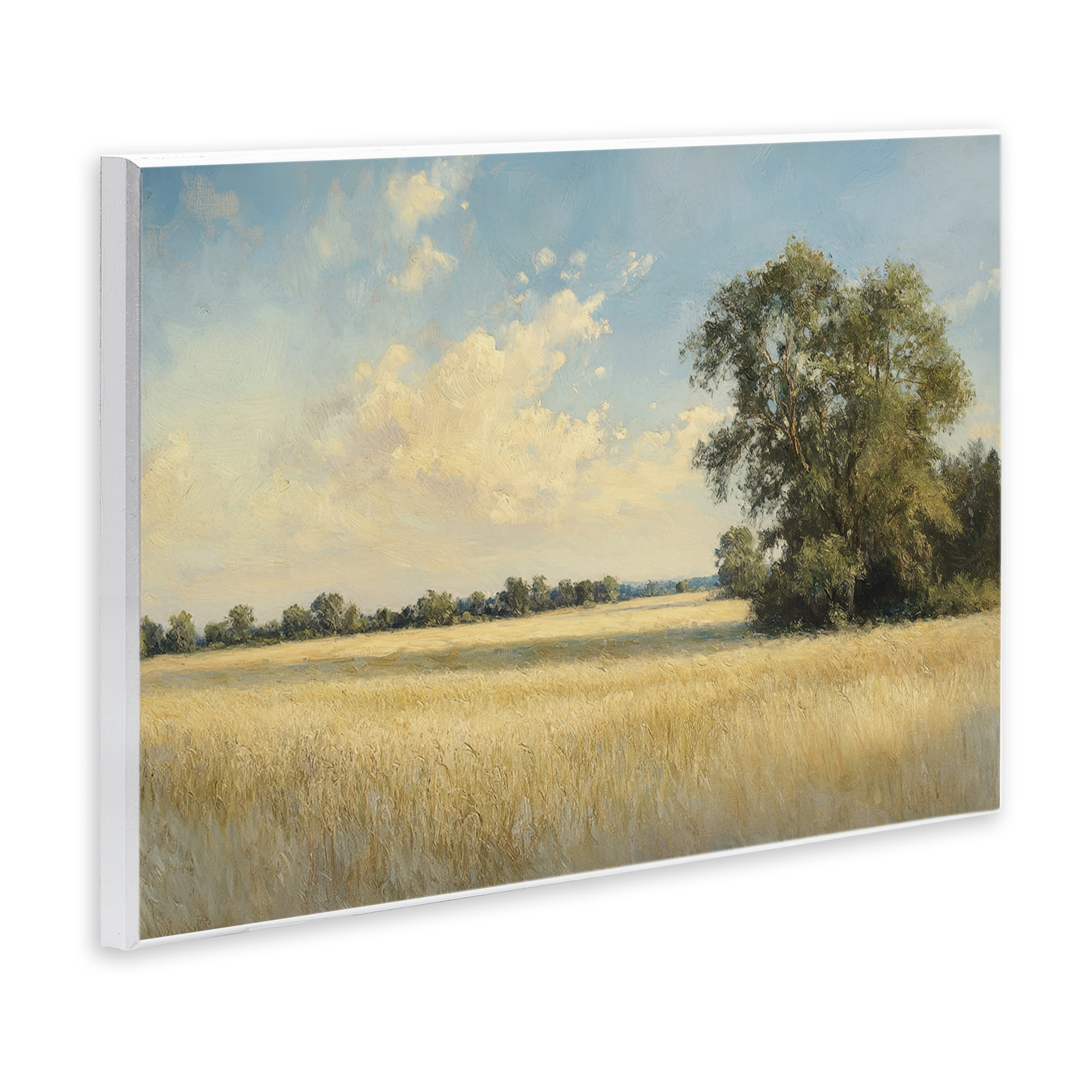 Stupell Industries Serene Wheat Field at Noon Wall Plaque Art, design by Petal Prints Design