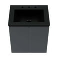 thumbnail image 5 of Modway Bryn 24" Wall-Mount Bathroom Vanity in Gray Black, 5 of 9