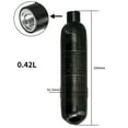 TUXING 4500Psi 0.42L Carbon Fiber Scuba Tank with Paintball Fill