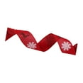 thumbnail image 4 of jifeng Christmas Ribbon 10 Meters Long Decorative Ribbon for Festival Wreath Crafts Red, 4 of 9