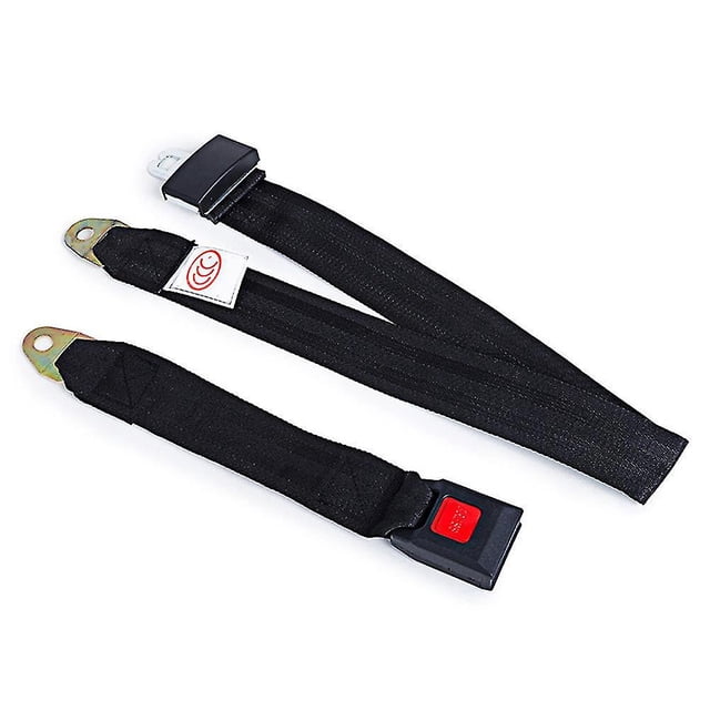ZHAOCHENG Cinturón de seguridad retráctil universal ajustable de 2 puntos