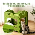 thumbnail image 5 of Felt Cat Bed Nest, Portable Pet Lounge House for Indoor & Outdoor Cats, Ideal for Playing Sleeping Resting, Green 50x29x52cm, 5 of 9