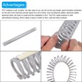 thumbnail image 4 of Unique Bargains 3pcs 1.6ft Cable Raceway Cord Cover Hider Cable Management Self Adhesive Wire Channel for 20mm Dia Cables, Grey, 4 of 5