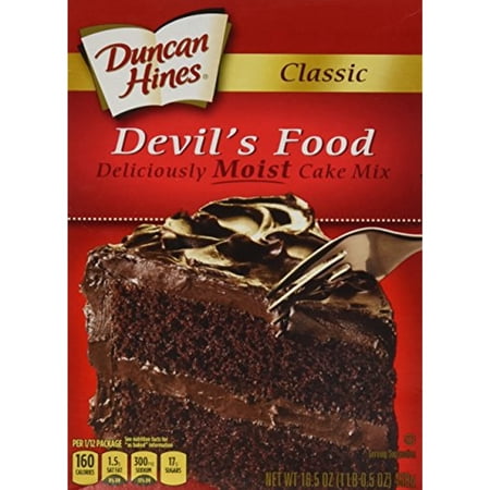 Duncan Hines Classic Devils Food Cake Mix (2 Pack)