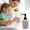 White, variant on Ckraxd Refillable Liquid Soap Dispenser, Glass Pump Bottle for Shower Gel, Shampoo, Lotion, Hand Soap, Stylish Bathroom Decor, Kitchen Sink Organizer, Multiuse