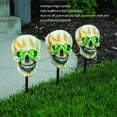 thumbnail image 4 of Luces Solares De Jardín De Calavera, Luces De Camino De Calavera De Halloween De Alto Brillo, Aterradoras Y Duraderas, Para Fiesta Y Jardín Al Aire Libre, 4 of 7