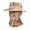 Brown, variant on TrendOFT Bucket Hats Camo Round Brim Outdoor Hiking Camping Fishing Sun Protection Full Face Cover Army Green One Size