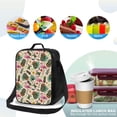thumbnail image 4 of Lsque Tropical Mask Flamingo Lunch Bag Lunch Box for Women Men Reusable Insulated Lunch Tote Bag,Leakproof Thermal Cooler Sack Food Handbags Case High Capacity, 4 of 9