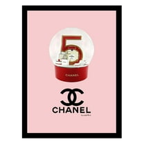 Shopping Fashion Designer Snow Globe - Framed Print