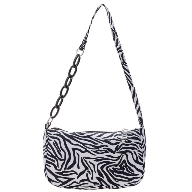 Bolso de hombro retro con estampado de animales para mujer (cebra) Likrtyny Para estrenar