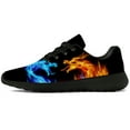 thumbnail image 5 of Uminder Mens Running Shoes Dragon Sneakers Black Shoes Size 7.5, 5 of 5