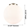 thumbnail image 4 of Innovations Lighting  Beacon - 3 Light 16" Pendant Clear/Brushed Satin Nickel, 4 of 5
