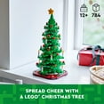 thumbnail image 4 of LEGO Christmas Tree Toy Building Set for Kids, Collectible Holiday Decor, 2 Building Options, 40573, 4 of 7