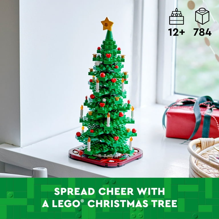LEGO, Christmas Tree Toy Building Set, 40573, 2-in-1 Holiday Decor
