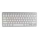 thumbnail image 2 of Teclado Inalámbrico, Teclado Inalámbrico Delgado Y Compacto Con BT Wireless 10m Range Proof Silver Foots Ajustable Para IOS SmartTV OS X, 2 of 7