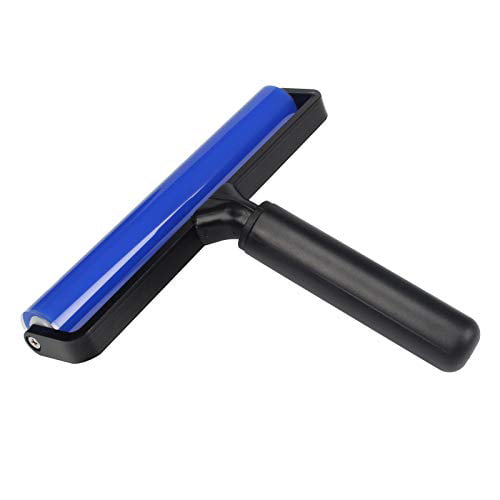 TraveT Wide Rubber Roller for Printing Ink,Gluing Application and Stamping Tools Print 