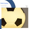 thumbnail image 4 of Decoración de estudio Luz LED de fútbol con control remoto NikouMX color Negro y Blanco 12 cm 15 cm, 4 of 8