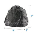 thumbnail image 6 of Theater Solutions 12R6G Outdoor Granite 6.5" Rock 12 Speaker Set for Deck Pool Spa Yard Garden, 6 of 6
