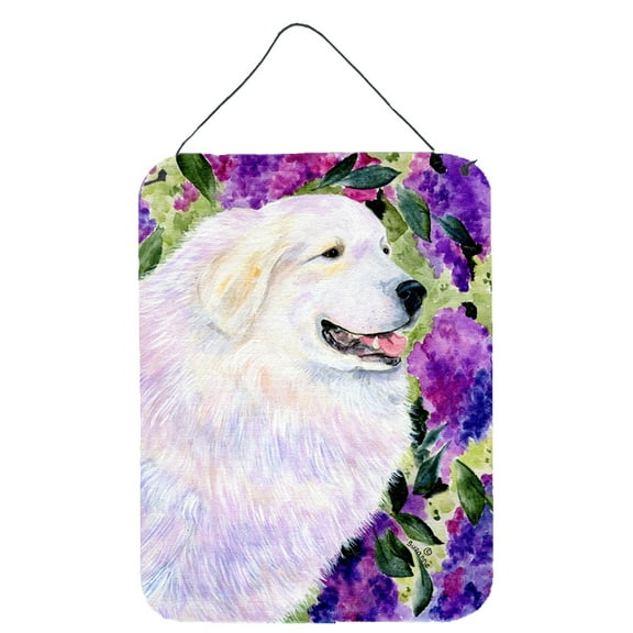 Caroline's Treasures SS8474DS1216 Great Pyrenees Wall or Door Hanging Prints, 12x16, multicolor