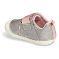 thumbnail image 2 of Stride Rite Baby Girls & Toddler Girls Soft Motion Cameron Shoes Silver Size 4 W, 2 of 3