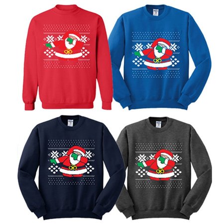 Christmas Xmas Jumper Mens Ladies Novelty Knitted Sweater Santa