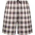 thumbnail image 2 of GZHJMY Buffalo Plaid Pajama Pants Short for Men, Lounge Pants Lightweight Men Pajama Bottoms with Drawstring Pockets, Christmas New Year Birthday Gifts, X-Large, 2 of 7
