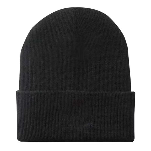 ZVNAΖH Womens Beanie Hats for Winter Cuffed Plain Skull Knit Hat Cap