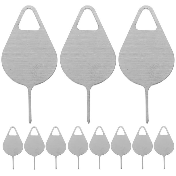 EeaseMX 100 piezas de bandejas universales para tarjetas SIM, de metal, para celulares (colores surtidos)