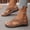 39, variant on Eltusu Women Wedge Sandals, No Slip Adjustable Open Toe Breathable Summer Shoes 39 Size 7